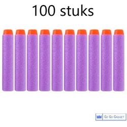 Universele pijltjes | geschikt voor nerf-n-strike speelgoedblasters | 100 stuks | paars